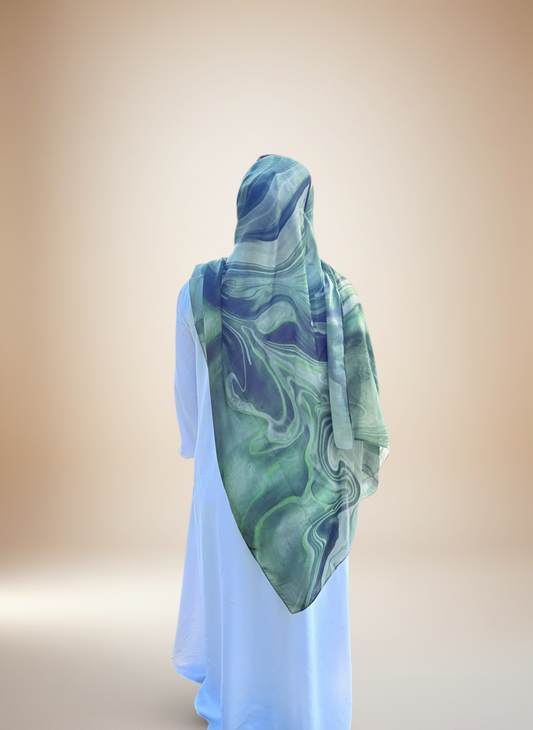 Printed modal hijab-garden