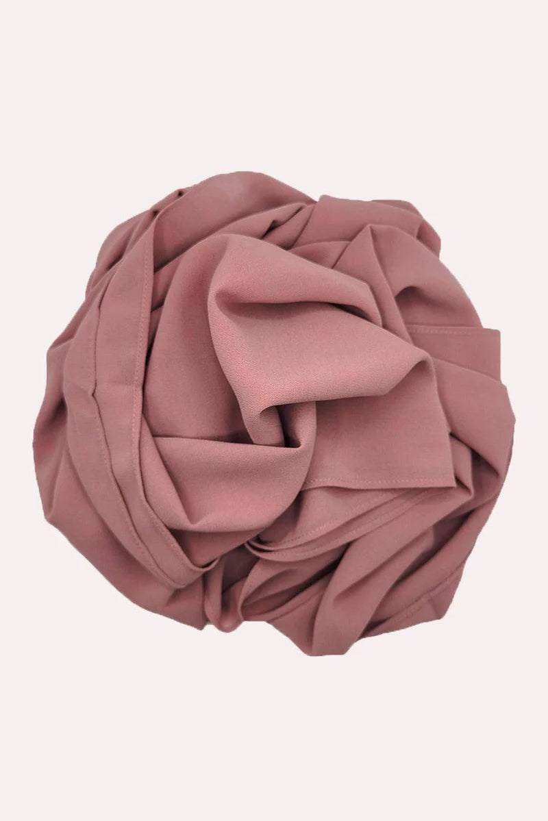 Beautiful Dusty Pink Classic Chiffon Hijab