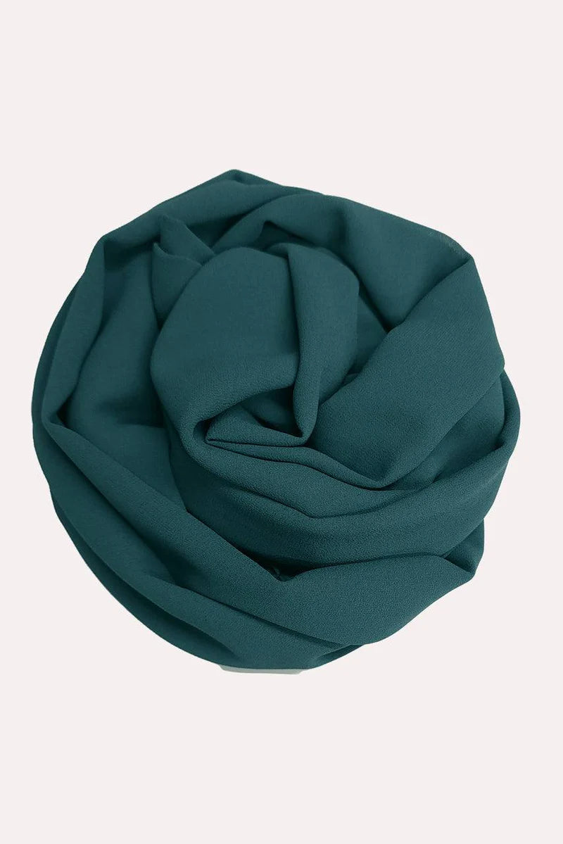 Elegant Deep Tale Premium Chiffon Hijab