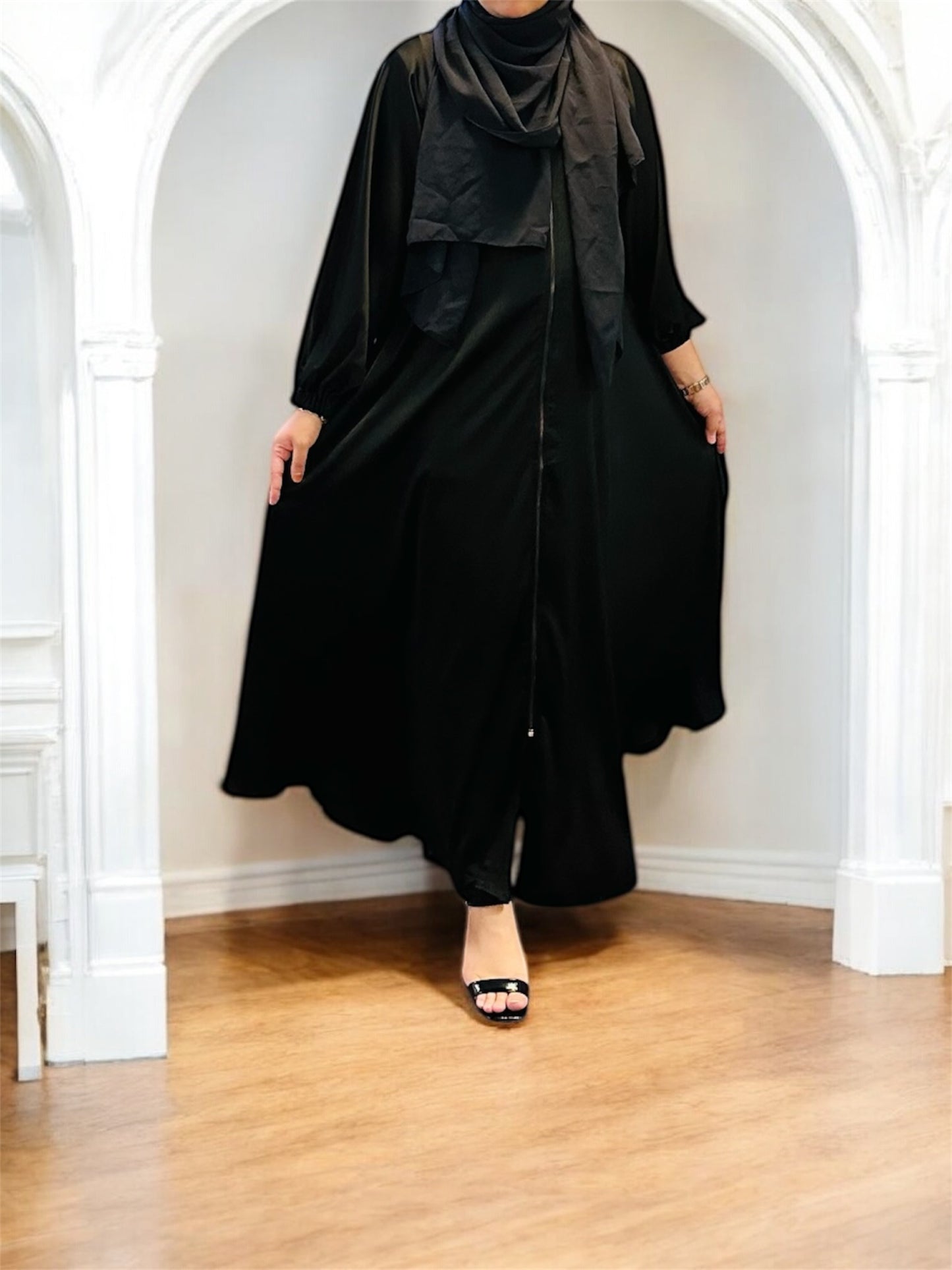 Zipper-Essential Abaya