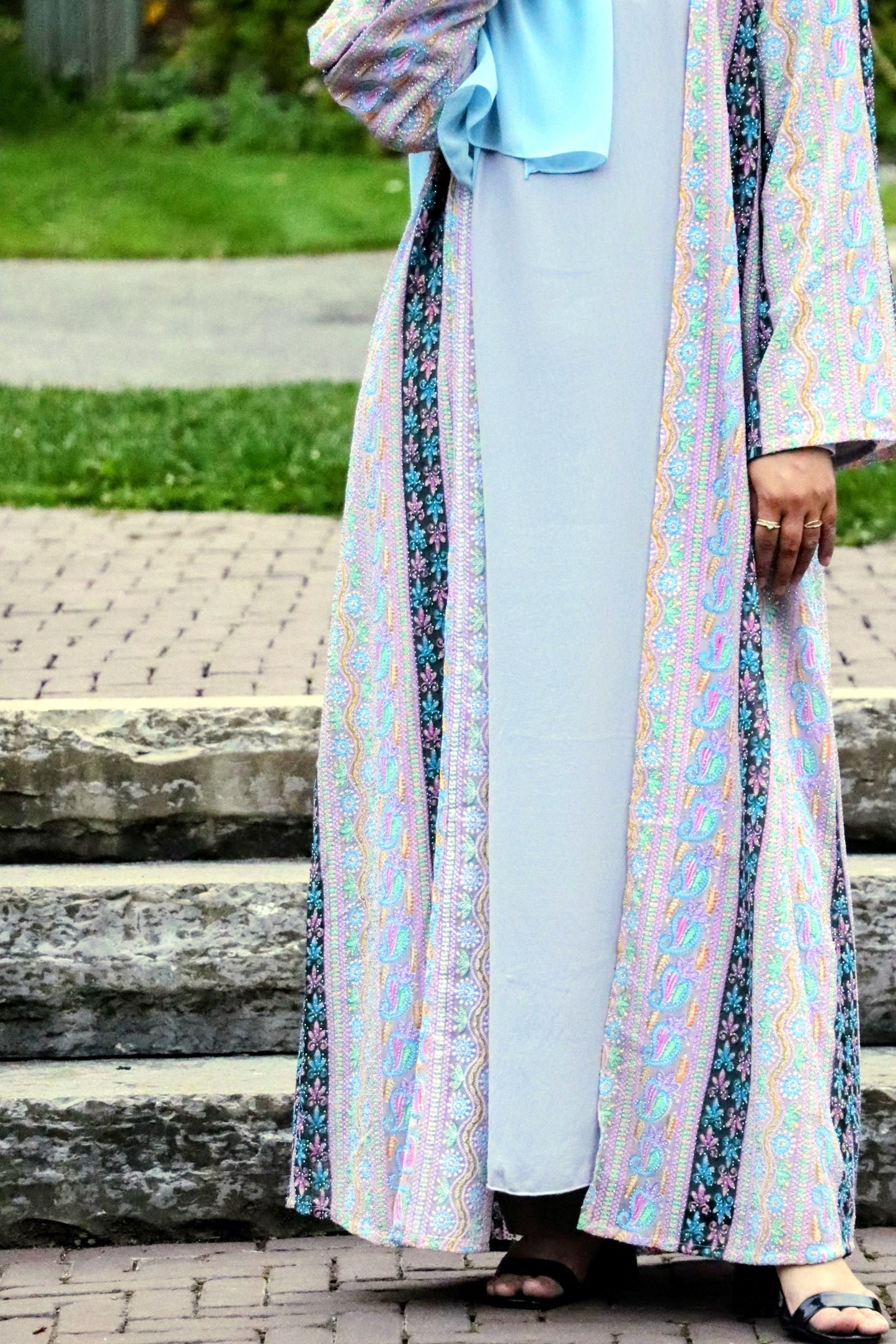 Pastel Elegance Abaya