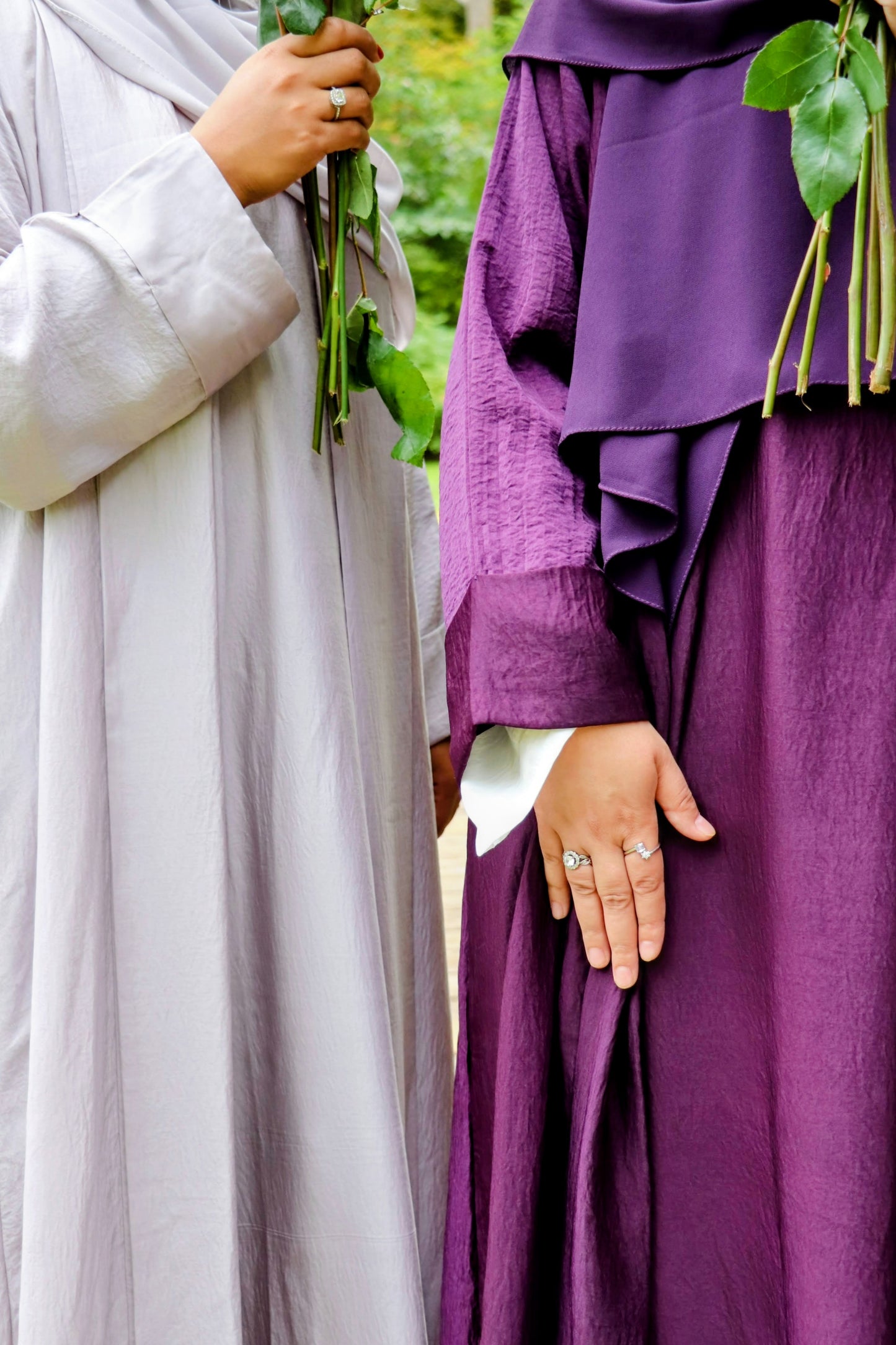 Harir maqsoor Cotton Abaya-Four Piece Elegance