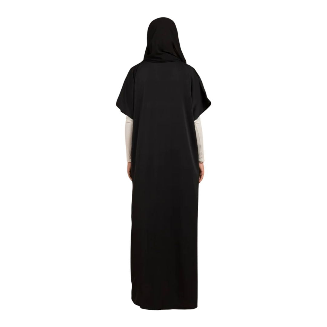 Inner Slip Dress - Black (Half Sleeve)