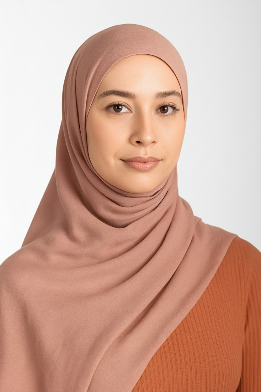 Luxury Modal hijab- Dusty Rose