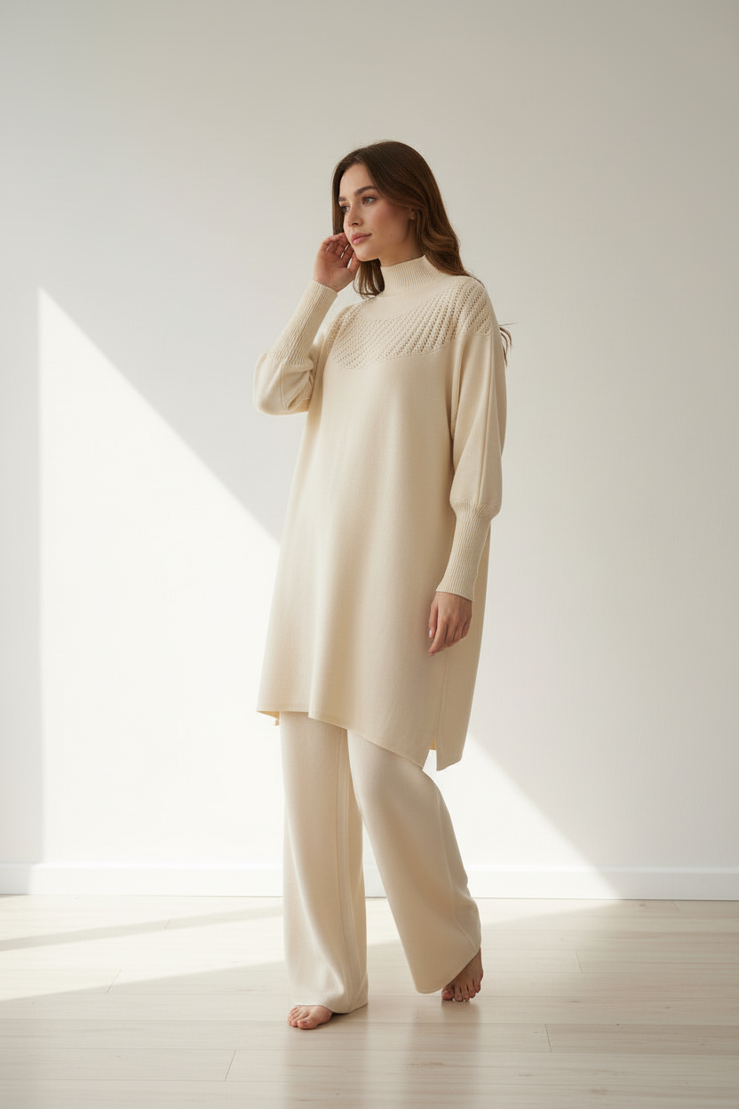 Kaftan Knit wear Coord sets