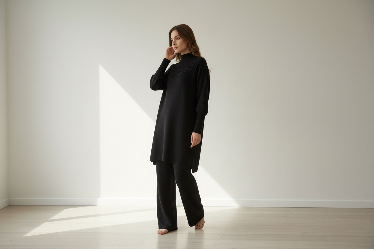 Kaftan Knit wear Coord sets