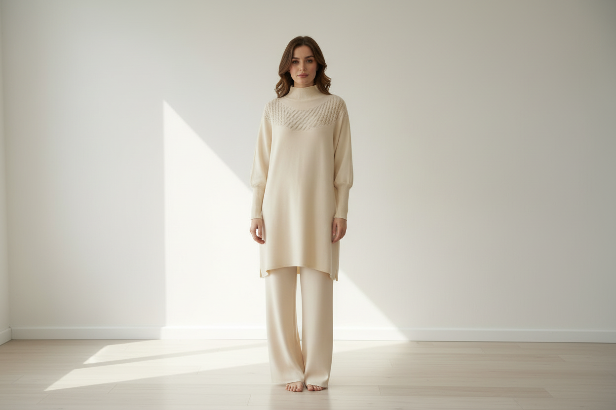 Kaftan Knit wear Coord sets