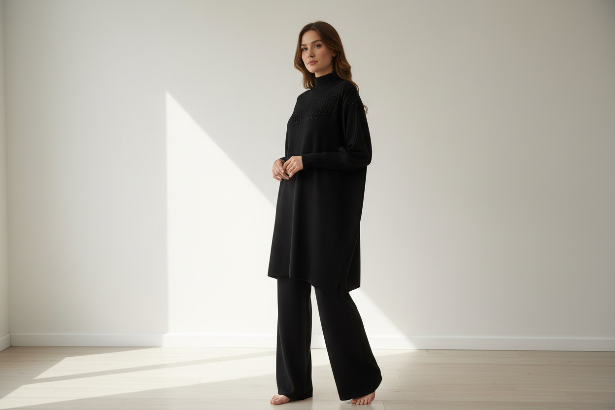 Kaftan Knit wear Coord sets