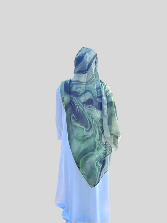 Printed modal hijab-garden