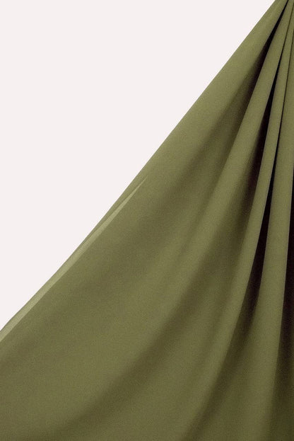 Beautiful Earthly Green Classic Chiffon Hijab