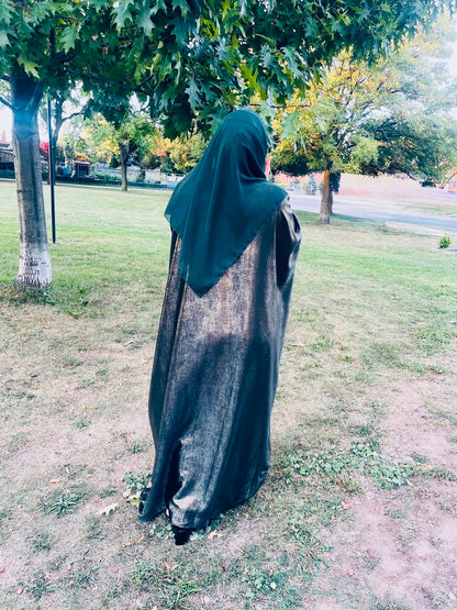 Shiny Butterfly Abaya