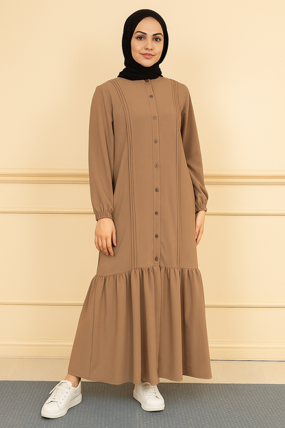 Turkish frill abaya