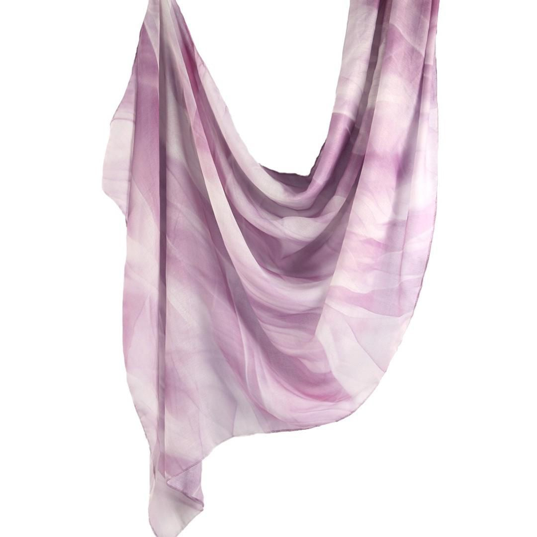 Printed Modal Hijab- Lilac whisper