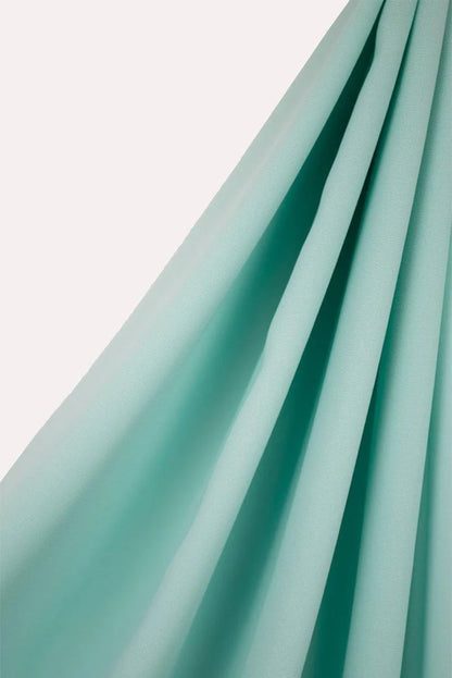 Beautiful Mint Blue Classic Chiffon Hijab