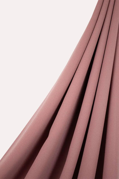 Beautiful Dusty Pink Classic Chiffon Hijab