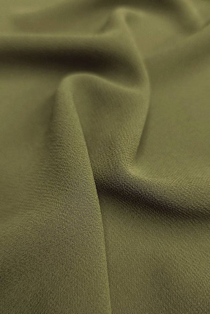 Beautiful Earthly Green Classic Chiffon Hijab