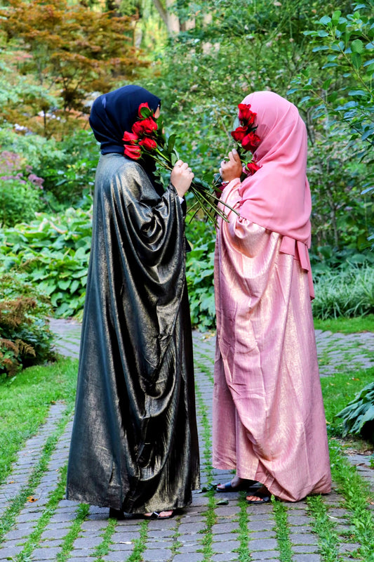 Shiny Butterfly Abaya