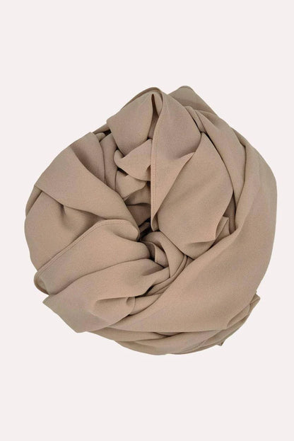 Beautiful Classy Coffee Classic Chiffon Hijab