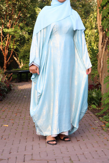 Shiny Butterfly Abaya