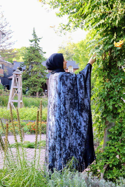 Metallic shimmer Shrug Abaya