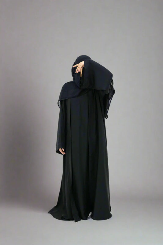 Essential Abaya - Black (4 pcs)