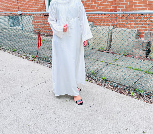 Essential Abaya-White