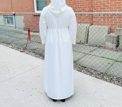 Essential Abaya-White