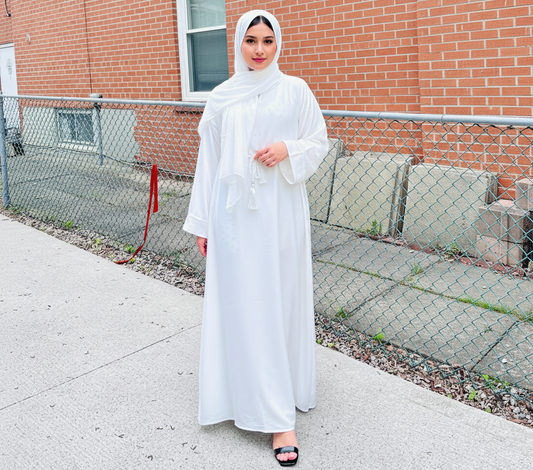 Essential Abaya-White