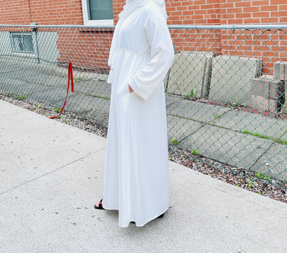 Essential Abaya-White