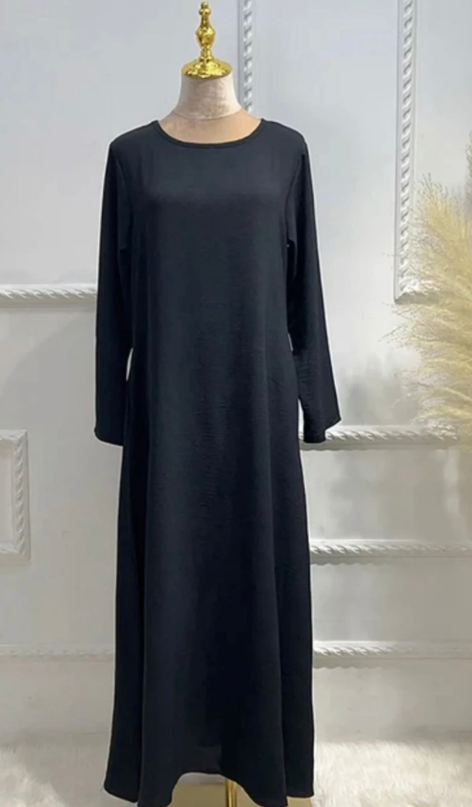 Inner Slip Dress- Black