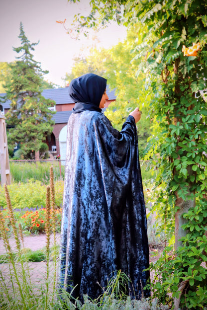 Metallic shimmer Shrug Abaya