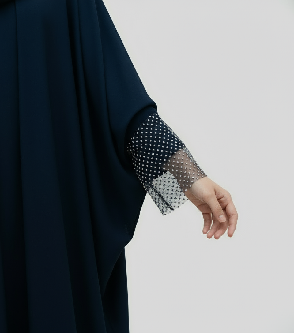Sofia Diamond sleeves Kaftan Abaya