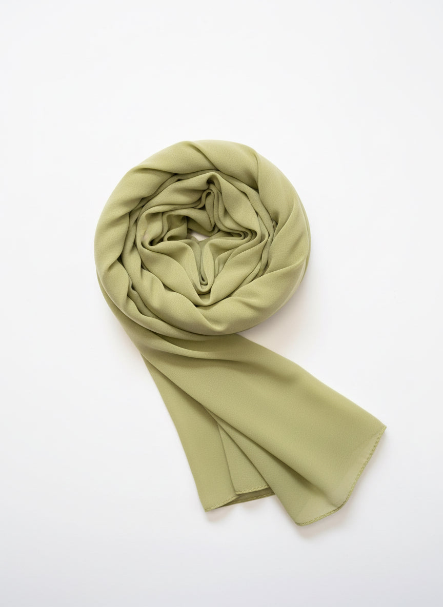 Chiffon Hijab-Olive