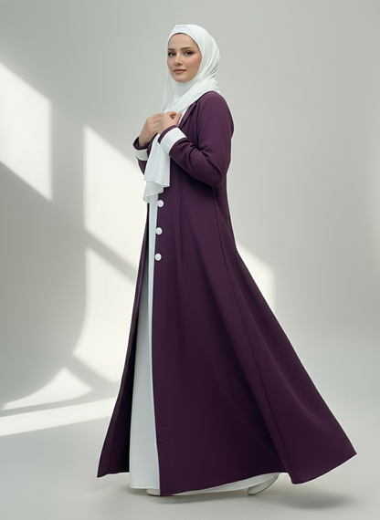Zainab Abaya-Purple
