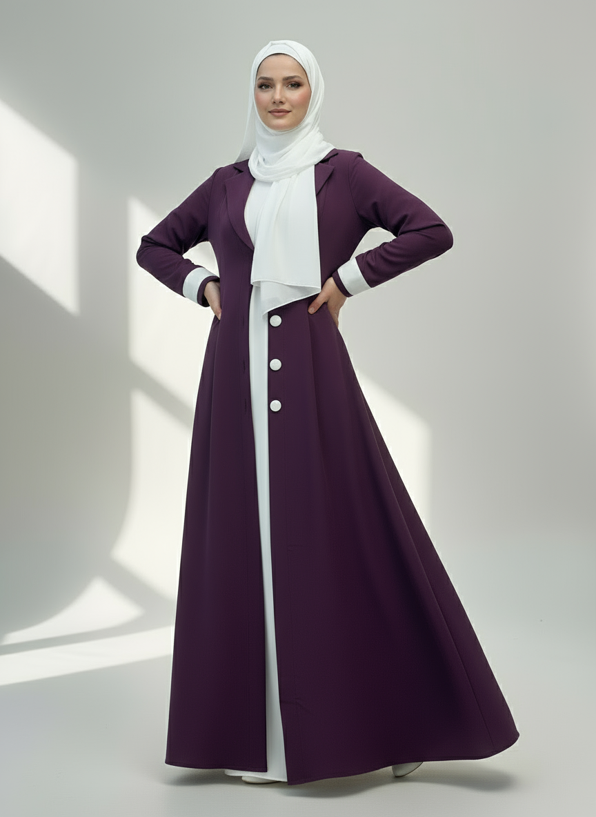 Zainab Abaya-Purple