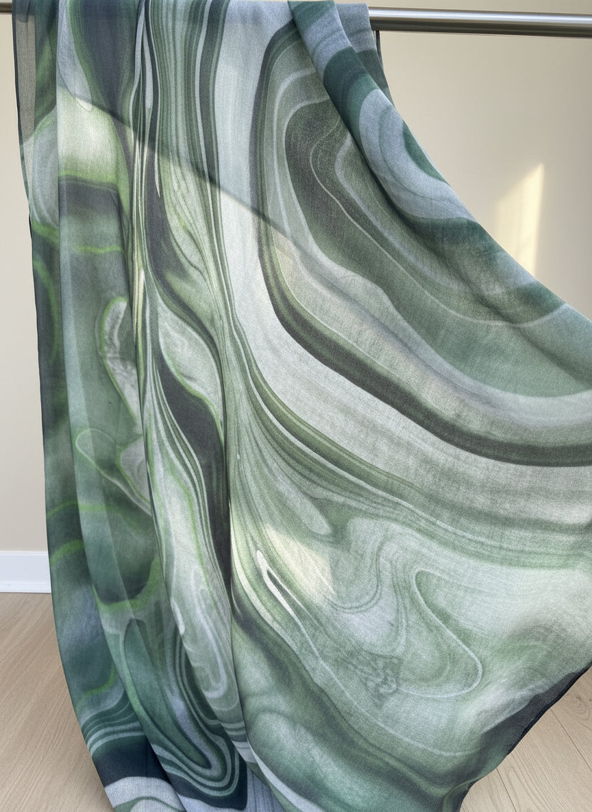 Printed modal hijab-garden