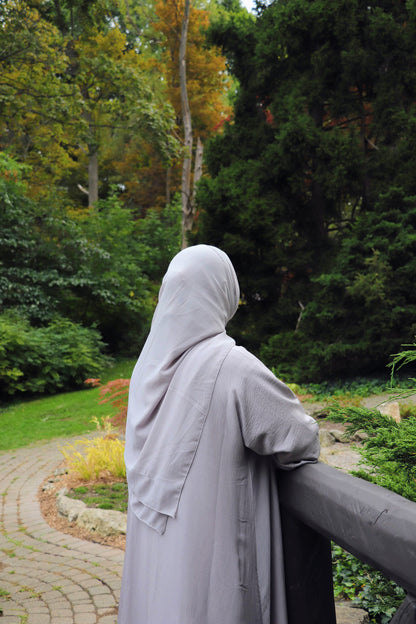 Harir maqsoor Cotton Abaya-Four Piece Elegance