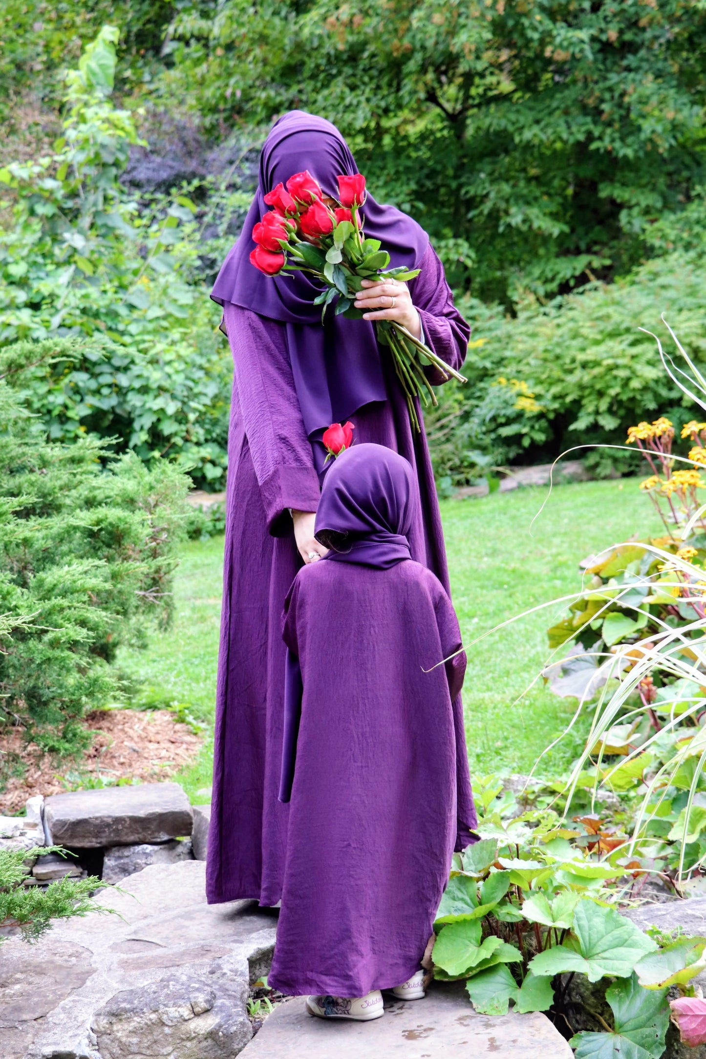 Harir maqsoor Cotton Abaya-Four Piece Elegance