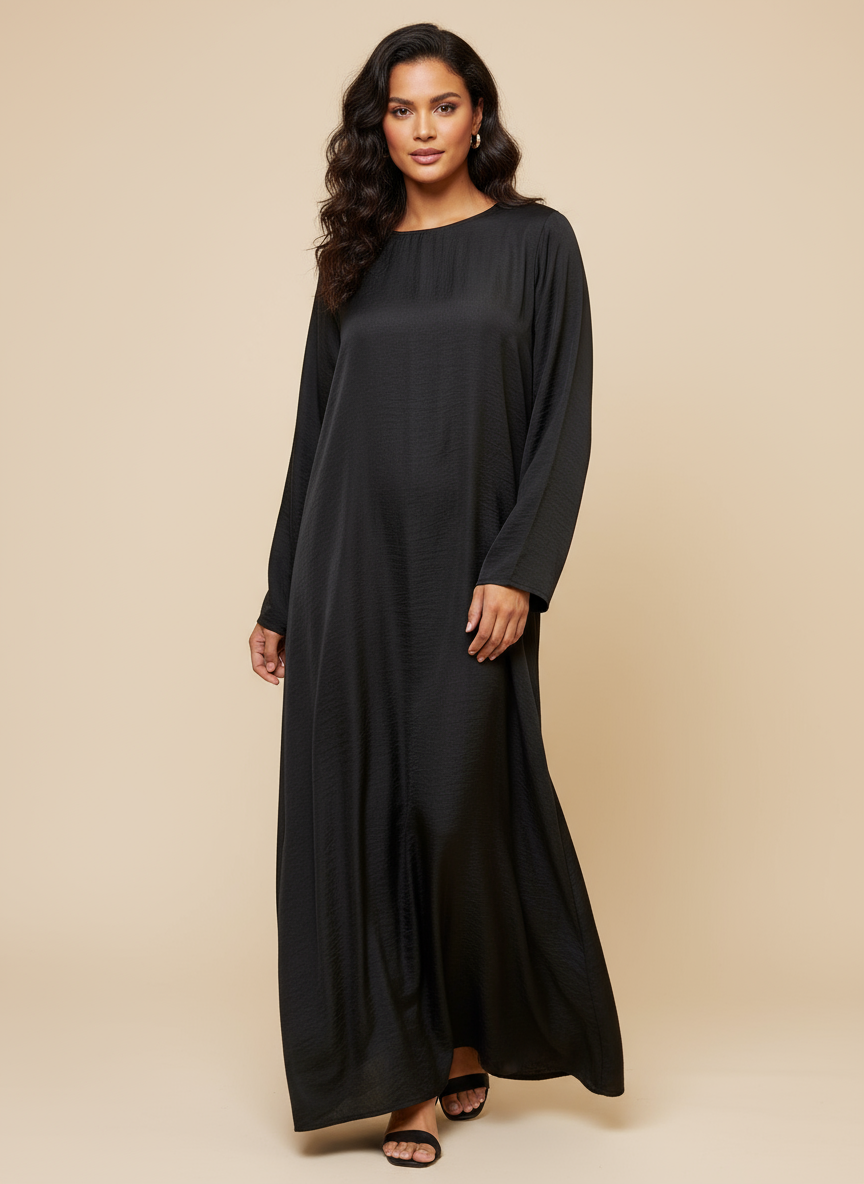 Inner slip dress- Black