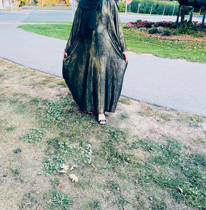 Shiny Butterfly Abaya