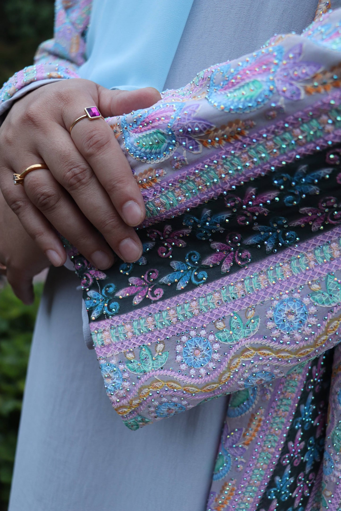 Pastel Elegance Abaya