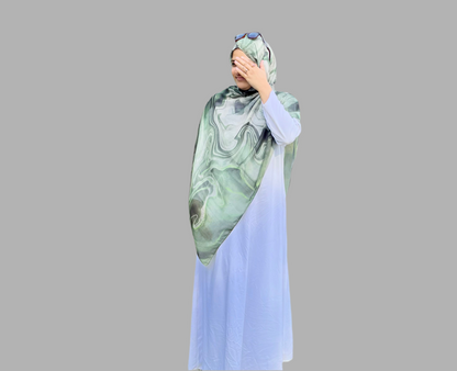 Printed modal hijab-garden