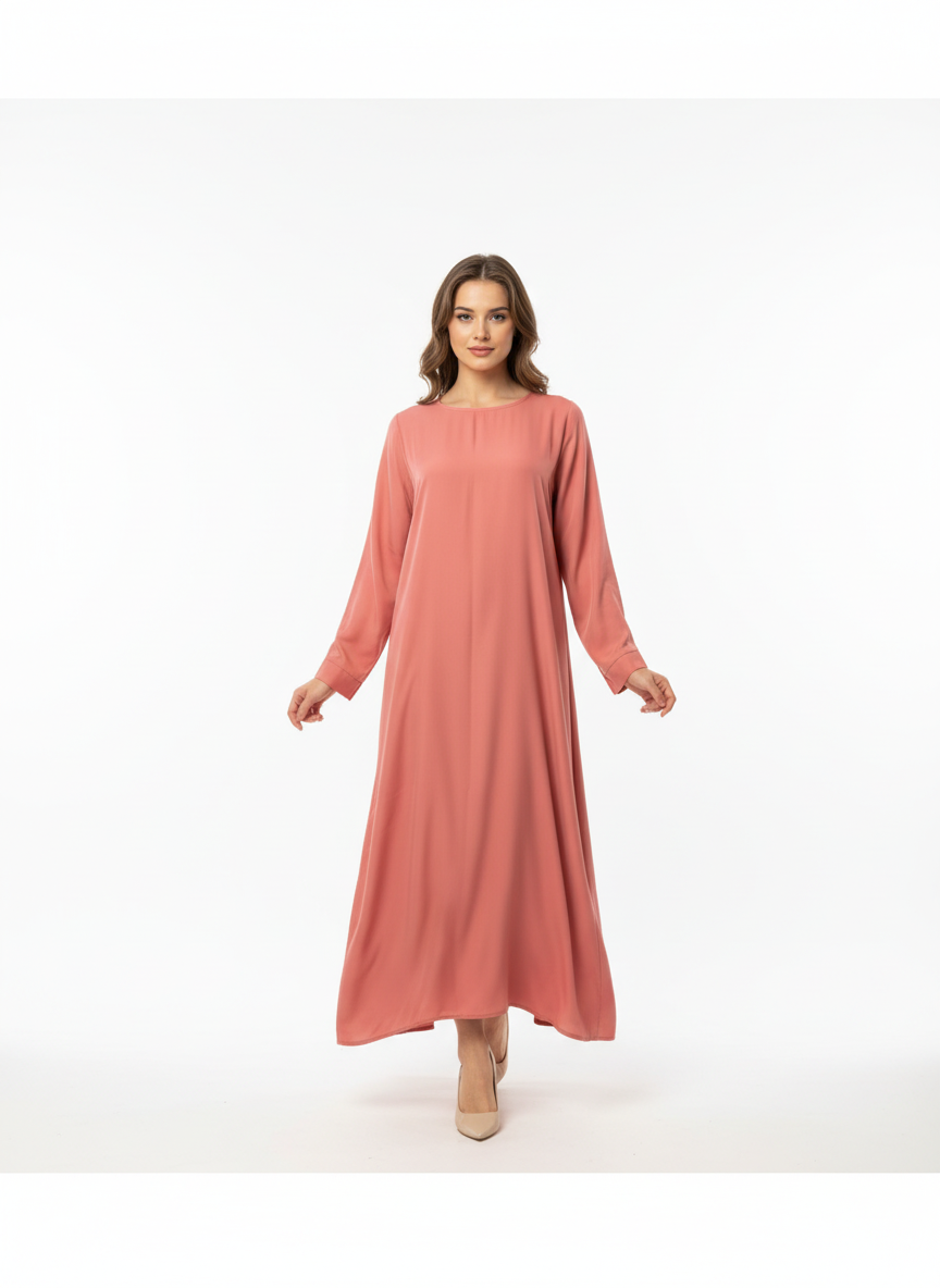 Essential Abaya -Salmon