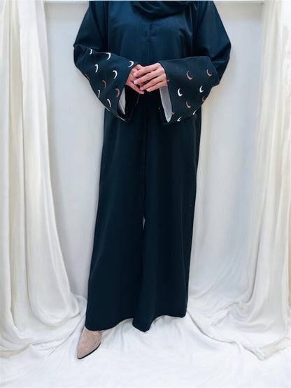 Moon 🌙 Abaya- Black