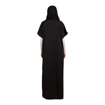 Inner Slip Dress - Black (Half Sleeve)