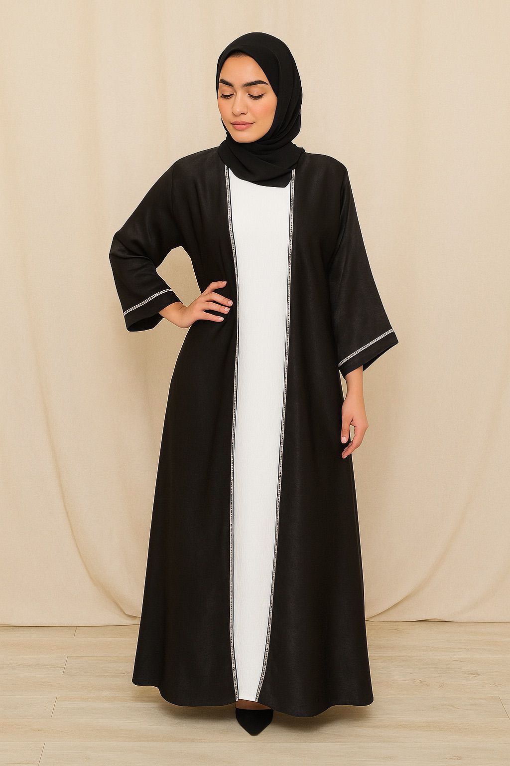Princess  Velvet black Abaya